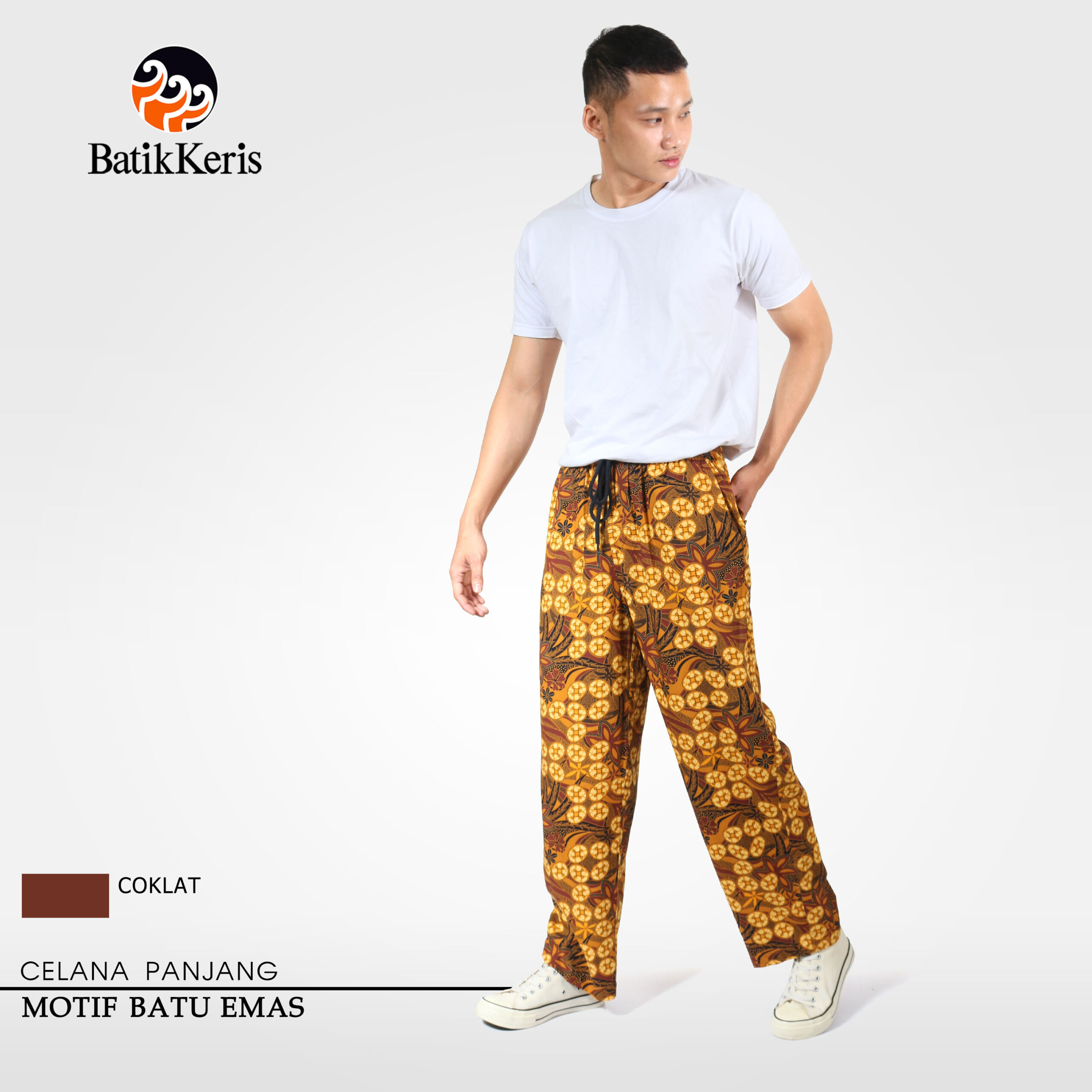 Celana Panjang Batik Motif Batu Emas Batik Keris Online