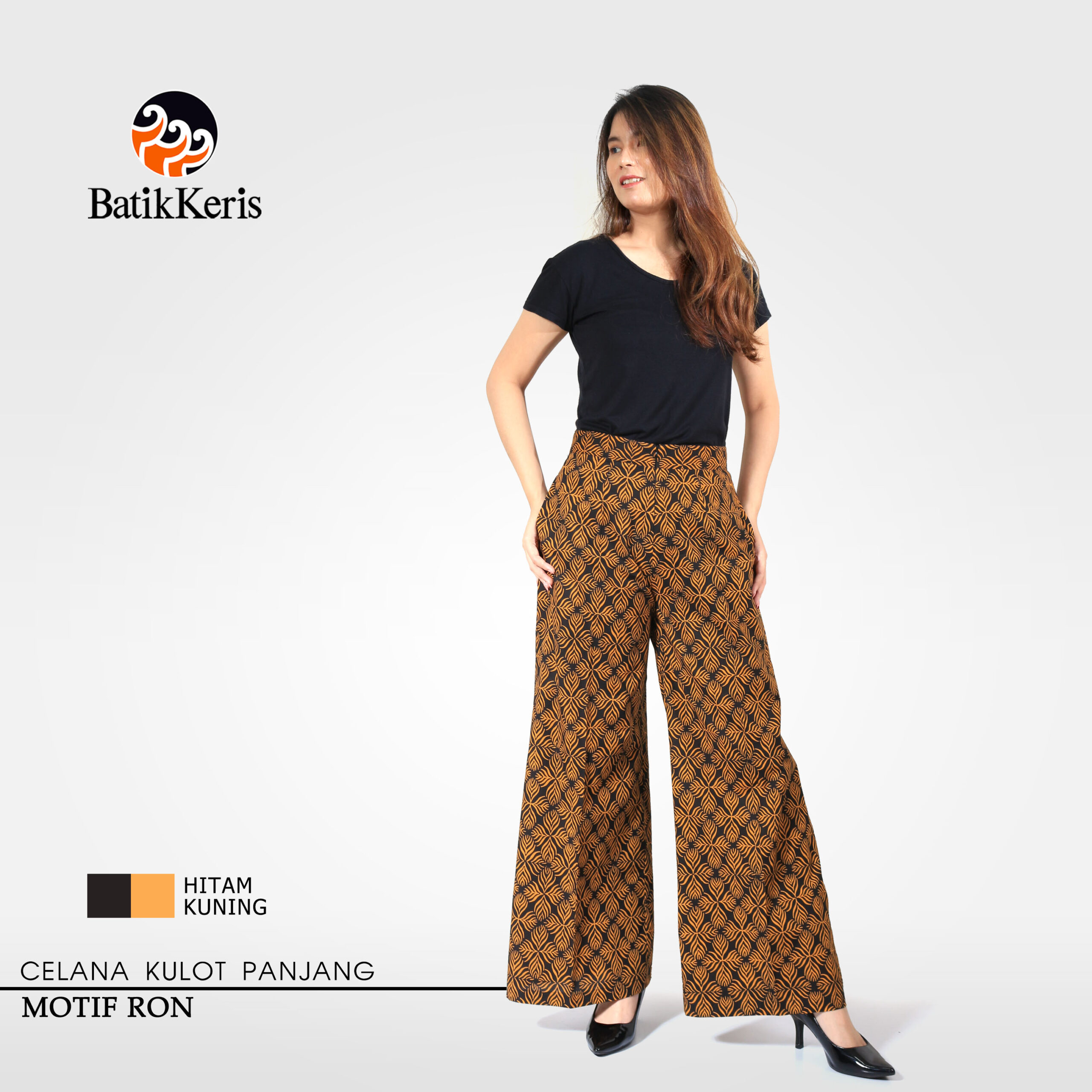 Celana Kulot Panjang Batik Motif Ron Batik Keris Online