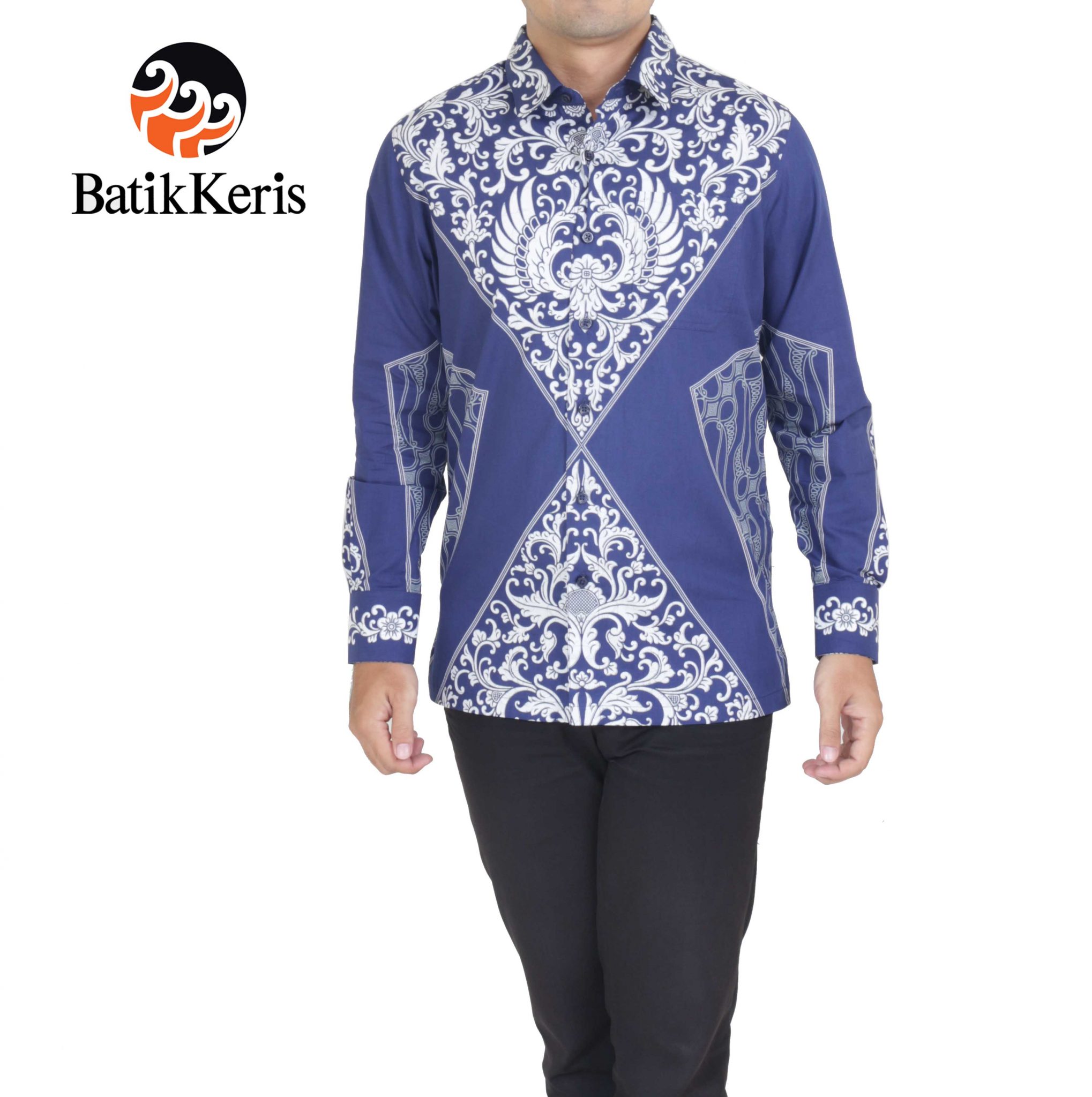  Batik  Keris Online  KEMEJA  BATIK  SLIMFIT LENGAN  PANJANG  