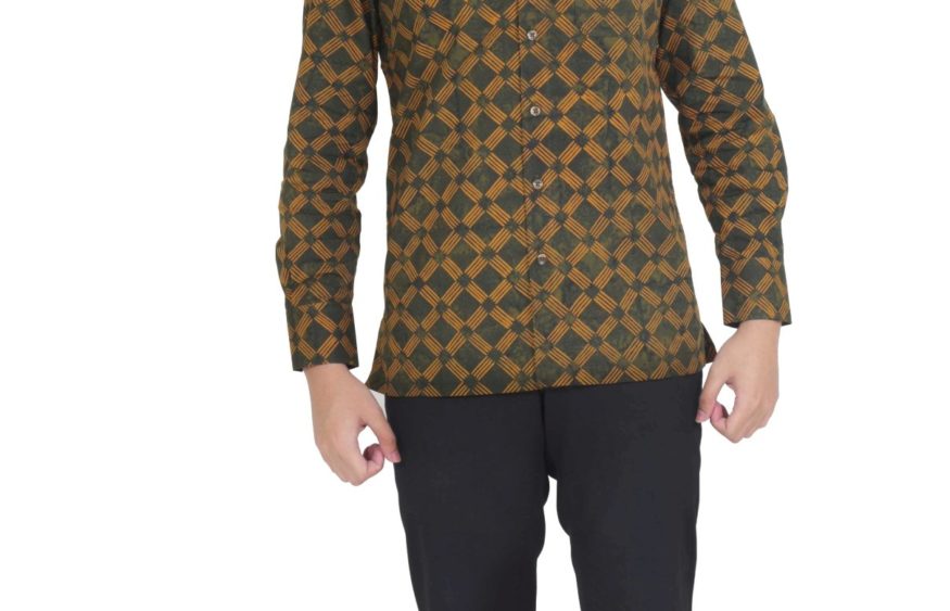  OUTER  BATIK  MOTIF PARANG KEMBANGAN KOMBINASI NITI KENCONO 