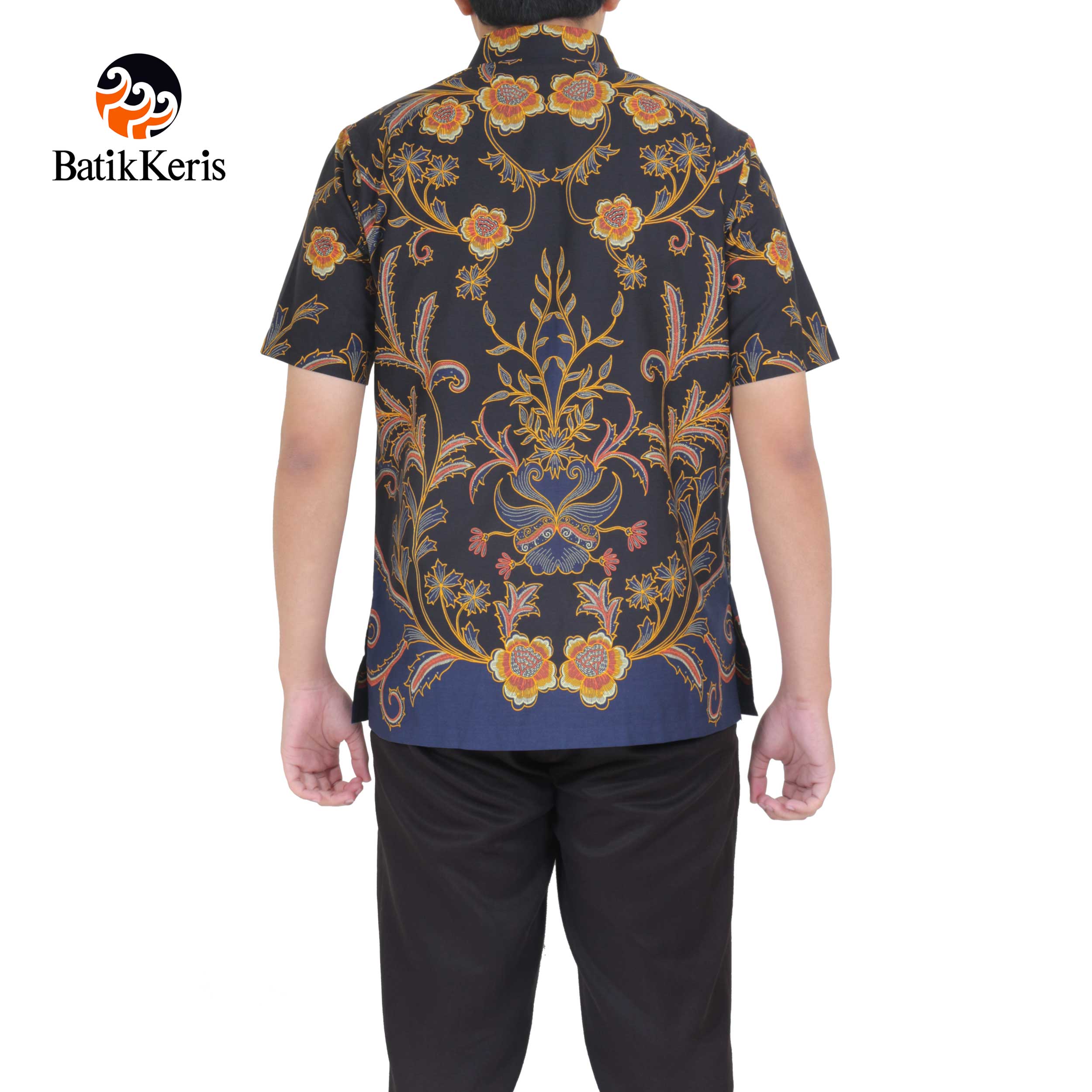 Men s Shoe 3SECOND T  shirt  Lengan Pendek Print Biru