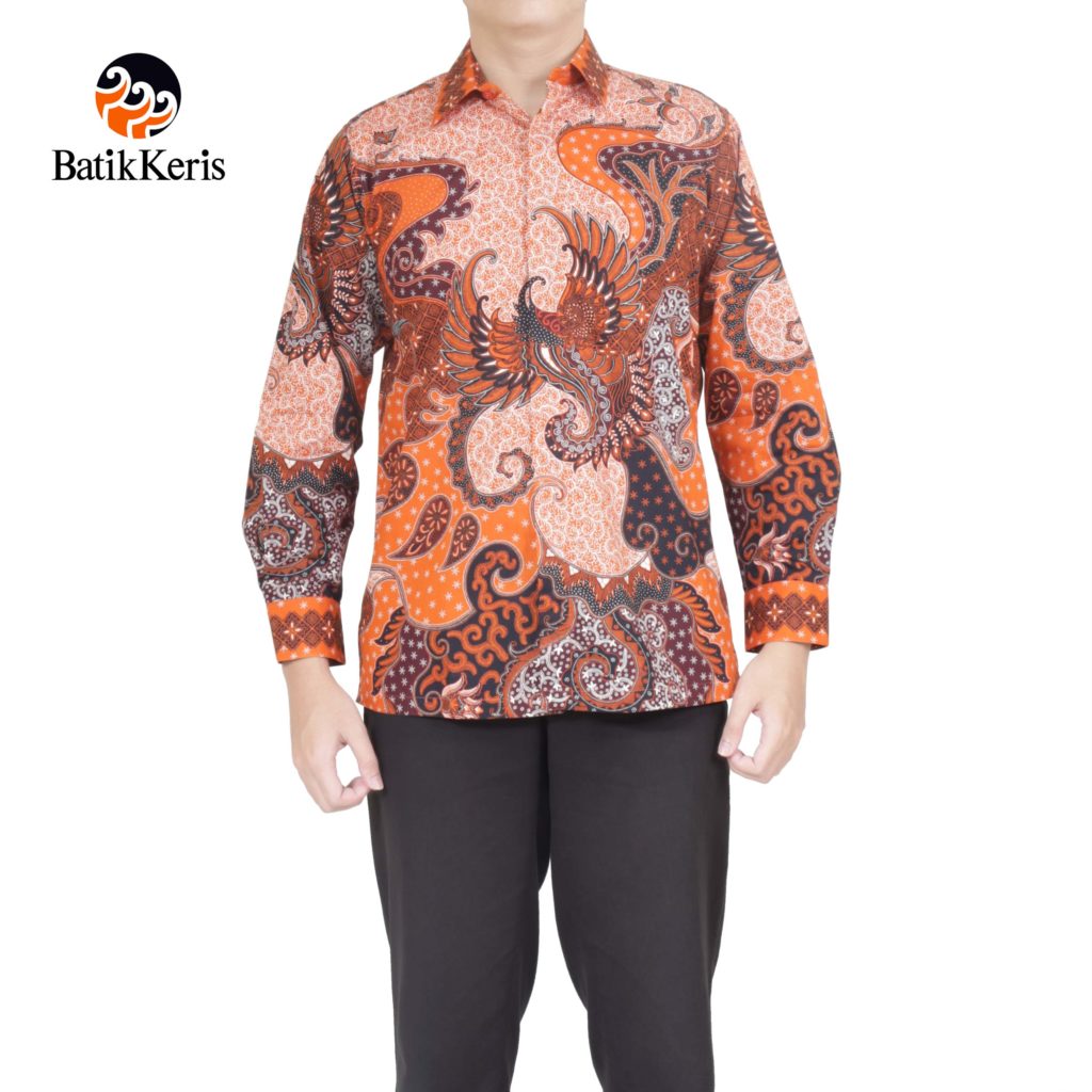 KEMEJA BATIK  FORMAL LENGAN PANJANG  MOTIF MULYO KINASIH 