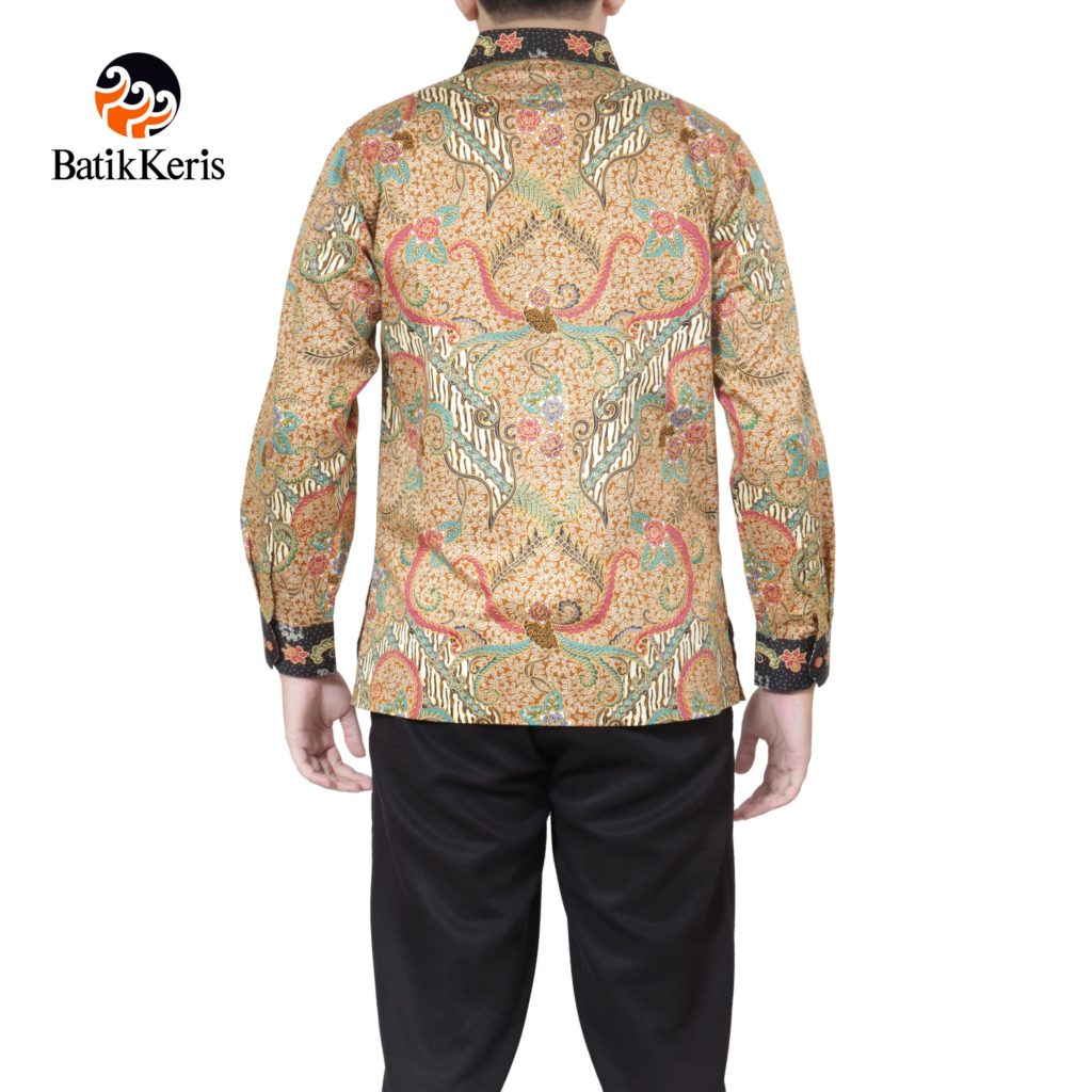 KEMEJA BATIK FORMAL LENGAN PANJANG MOTIF PARANG ARUM - Batik Keris Online