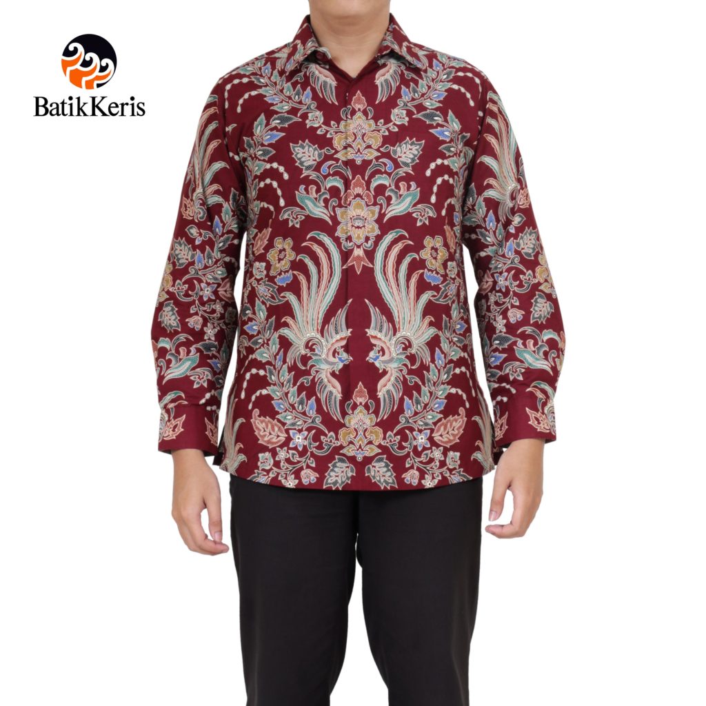 KEMEJA BATIK  FORMAL LENGAN PANJANG MOTIF BAYU KERTABUMI 