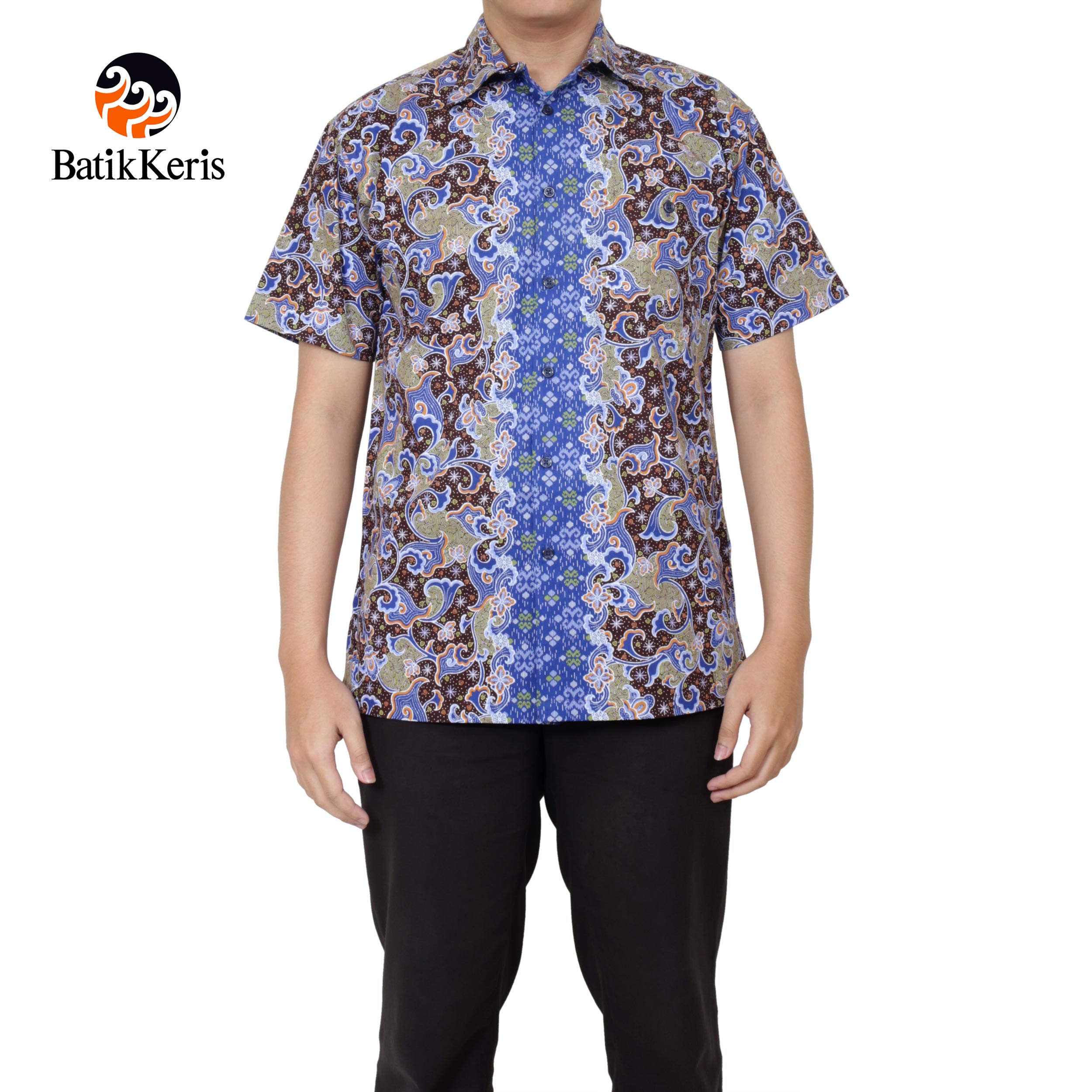 KEMEJA SANTAI MOTIF SEKAR NITI RAGA - Batik Keris Online