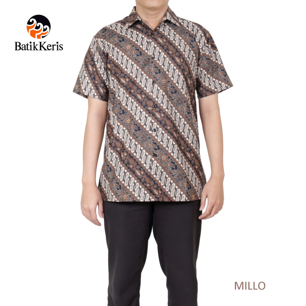 KEMEJA SANTAI BATIK  MOTIF PARANG  LINTANG AYU Batik  Keris 