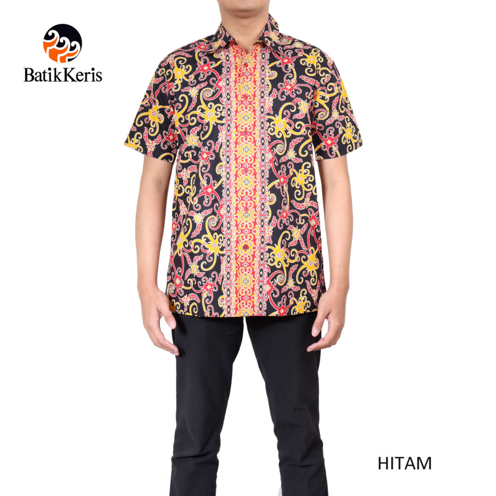  KEMEJA  SANTAI BATIK  MOTIF BALIKPAPAN KALIMANTAN  TIMUR 