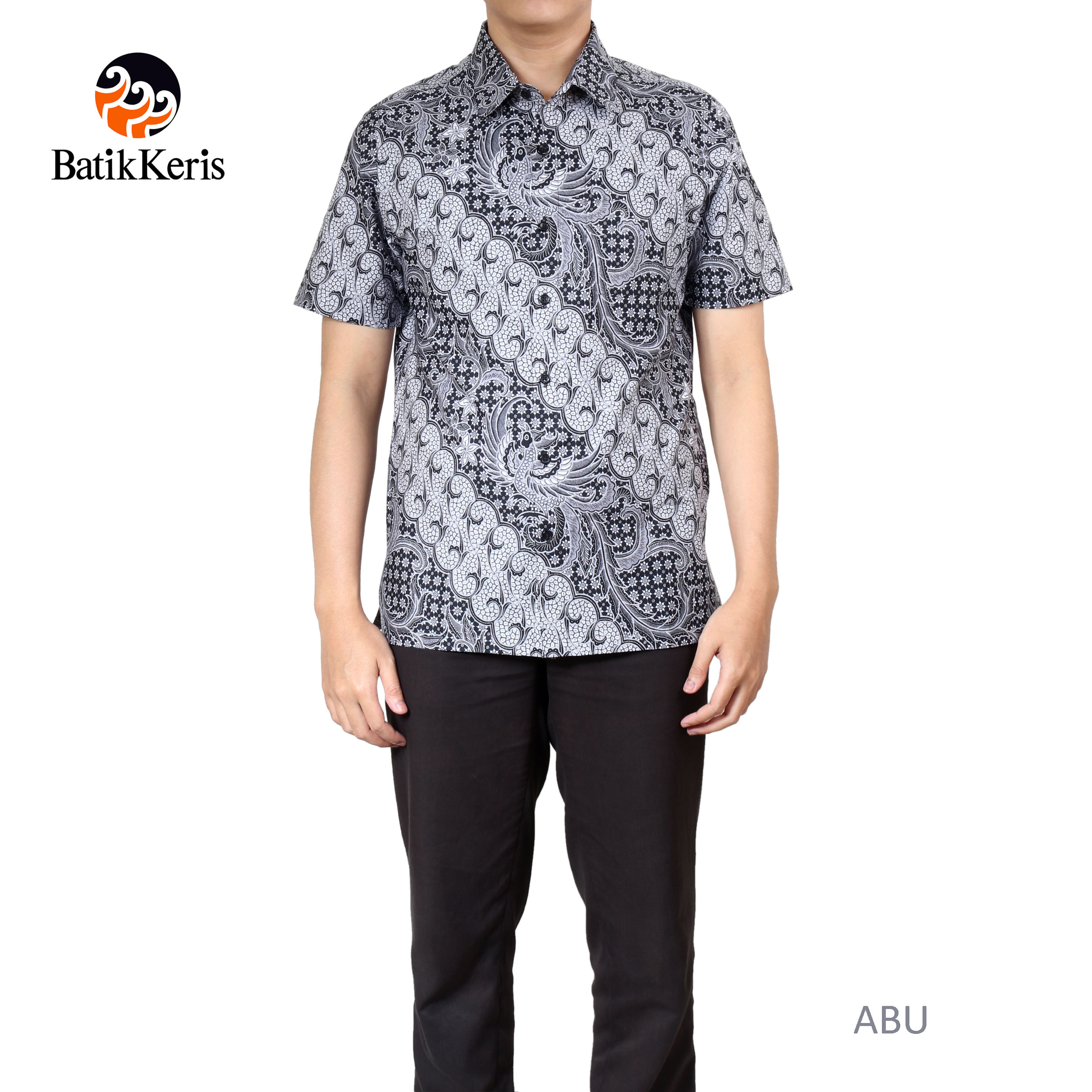 KEMEJA BATIK  SLIMFIT LENGAN PENDEK MOTIF PARANG AGUNG  