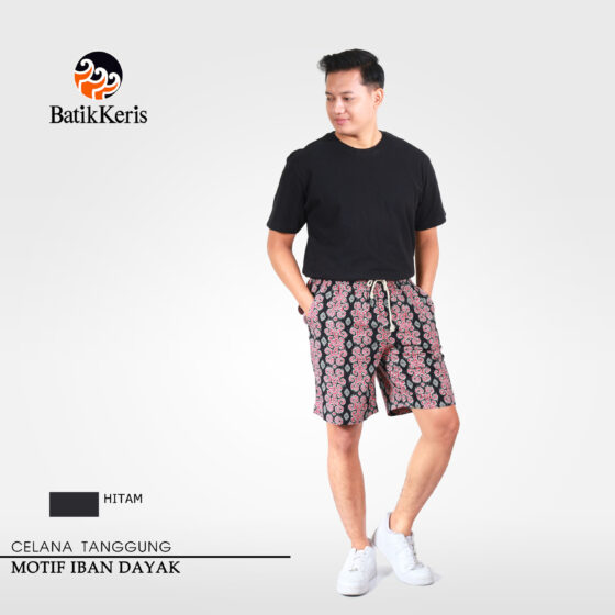 Celana Tanggung Batik Motif Iban Dayak