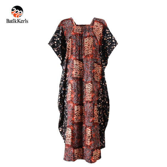 Kaftan Midi Batik Motif Batik Sogan 3
