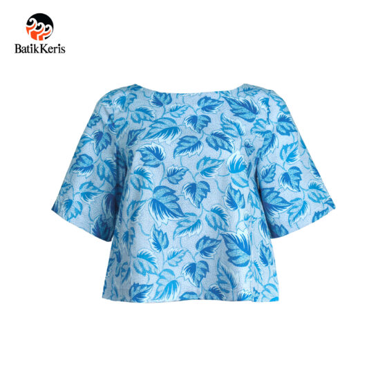 Blouse Batik Lengan Pendek Motif Keris Ron Rahayu