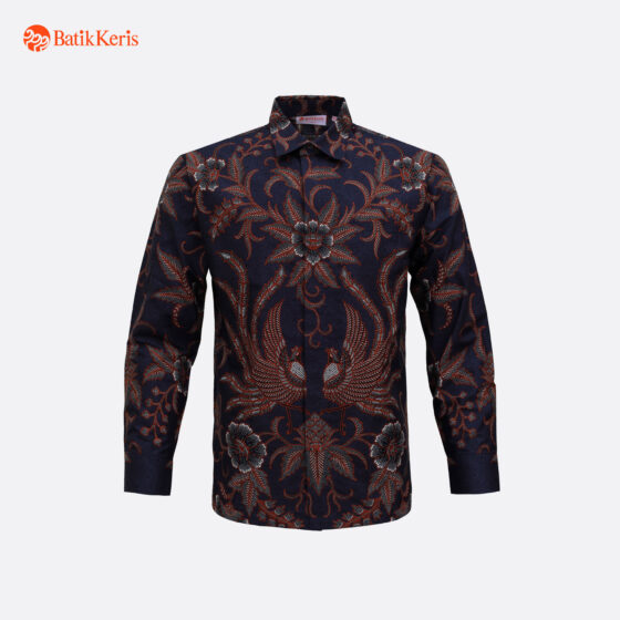 Kemeja Reguler Fit Batik Lengan Panjang Motif Keris Peksi Bondhan