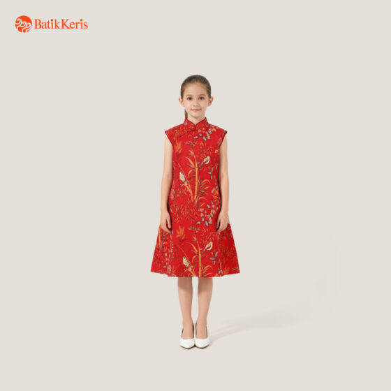 Dress Anak YCS Batik Motif Keris Renjana Kasih