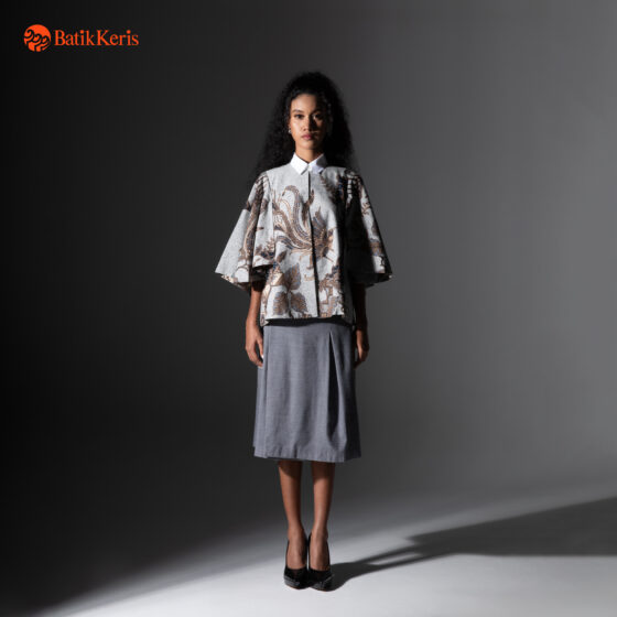 Outer Batik Kelelawar Motif Keris Peksi Ukel Sewu