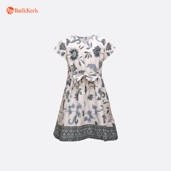 Dress Anak Batik Lengan Pendek Motif Laras Nirmala