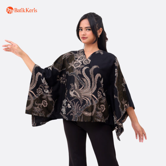 Outer Batik Kelelawar Motif Keris Gita Kayana