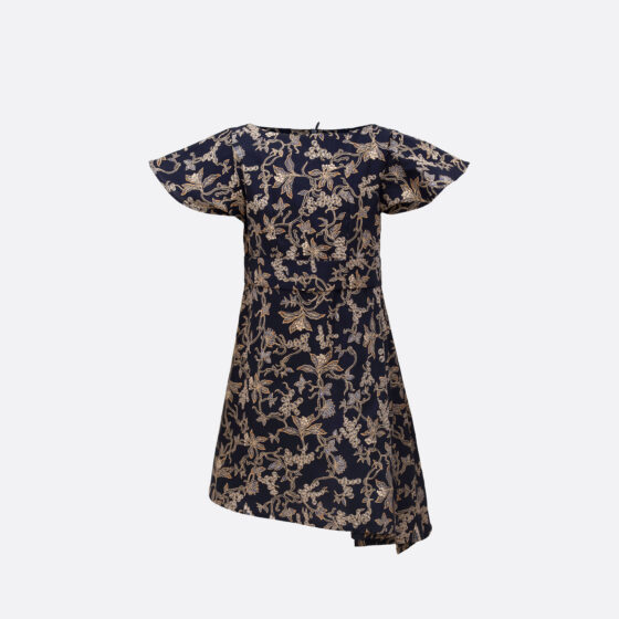 Dress Anak Batik Lengan Pendek Motif Nusa Rempah